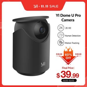 easy 2 find camera YI Dome U Pro Sicherheit Kamera 2K HD IP Cam Pan & Tilt Mit Wifi 360 ° Auto Cruise hause Menschliches & Pet AI Stimme Kompatibili